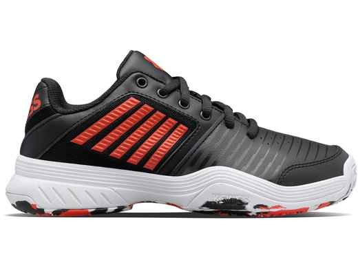 KSwiss Tennis Shoes Court Express Allcourt black/orange Kids